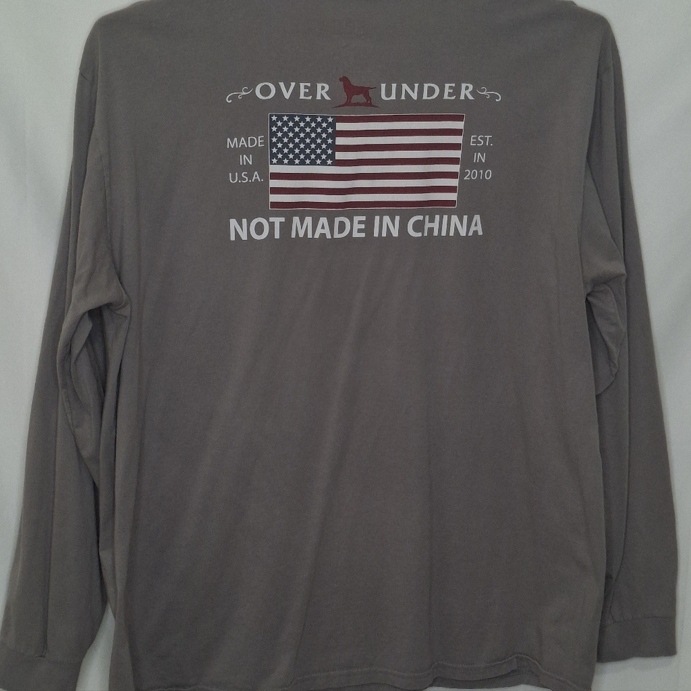 Over and Under LS Tshirt size XL